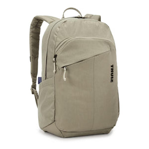 Thule beige backpack with front zipper pocket and side pocket