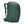 Thule green travel backpack with side compression straps and shoulder harness