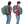 Man wearing a green Thule travel backpack with a detachable daypack on his back and front