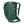 Back view of green Thule backpack showing padded shoulder straps and waist belt