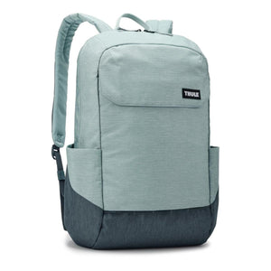Thule two tone light blue and dark grey backpack