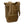 Back view of a tan Thule rolltop backpack showing padded shoulder straps and back panel