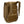 Back view of Thule tan backpack with padded shoulder straps and sternum strap