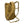 Back view of a tan Thule rolltop backpack showing padded shoulder straps and mesh back panel