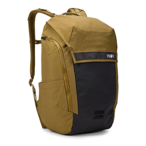Thule olive green and black backpack