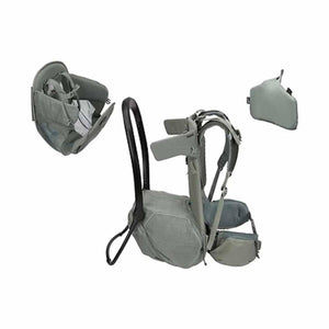 Thule child carrier backpack with detachable components displayed on white background