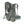 Thule child carrier backpack in sage green with adjustable straps and padded waist belt