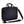 Black Thule laptop briefcase with top handles and detachable shoulder strap