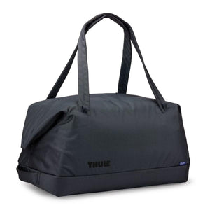 Black Thule duffel bag with top handles