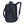 Back view of a black Thule backpack with padded shoulder straps and side carry handle