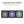 Three square buttons with flame icons glowing red blue and green to indicate three heat levels