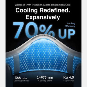 Torras neck fan cooling technology diagram showing 70 percent efficiency increase with Ku 4.0 superchip