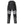 Tourmaster motorcycle riding pants in black and grey with zippered vents and adjustable leg straps