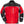 Tourmaster red and black motorcycle rain jacket with reflective accents