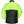 Back view of Tourmaster high visibility yellow and black motorcycle rain jacket with reflective strips