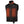 Tourmaster black heated vest with glowing orange heating elements on chest and collar