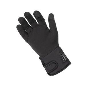 Tourmaster black heated motorcycle glove with wrist power button