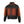 Tourmaster black heated motorcycle jacket with glowing orange heating elements on chest collar and sleeves