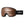 Smith black snow goggles with brown tinted lens