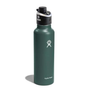 ExtremeMIST mister cap on a green Hydro Flask water bottle