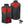 ActionHeat black heated vest showing heating element dimensions and battery connection