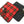 Trillium Worldwide red plaid and black electric heated seat cushions with power cords