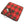 Trillium Worldwide red plaid heated seat cushion with 12V car adapter and controller