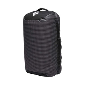 Black Diamond black gear bag with white grid pattern