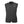 Mobile Warming black sleeveless heated vest with front zipper and brand logo