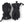Hestra black insulated winter gloves with adjustable wrist strap and CZone branding