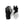 Hestra black and grey sports gloves with velcro wrist straps