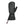 Seirus black leather mitten with adjustable wrist strap and extended cuff