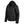 Gobi Heat black quilted hooded jacket with front zipper and chest power button