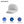 Mission light grey cooling baseball cap with side ventilation and fabric technology diagrams