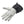 Glovii grey glove with white snowflake pattern and black cuff