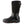 Korkers black waterproof tall rubber boot with orange sole accents