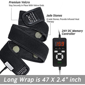 UTK Technology heating wrap with jade stones and 24V DC memory controller