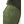 Hestra olive green suede mitten with sheepskin cuff and embossed logo