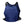Alpha Cool blue cooling vest with adjustable black straps