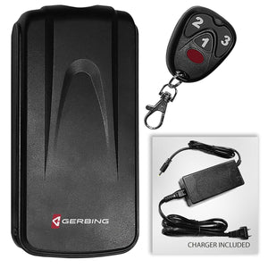 Gerbing battery pack with remote control and wall charger