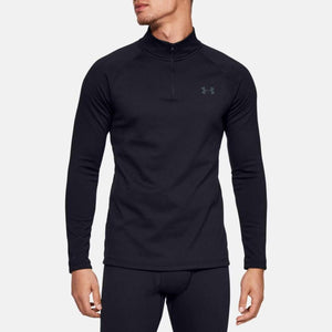 Under Armour black long sleeve quarter zip base layer top