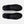 Top view of black Under Armour athletic shoes with laces