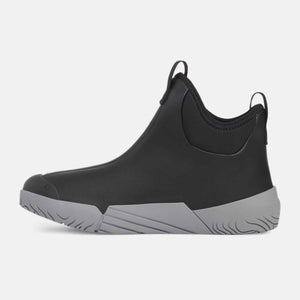 Under Armour black slip on boot with grey rubber sole