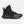 Under Armour black high top athletic sneaker with lace up closure and textured sole