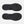 Under Armour black shoe outsoles with slip resistant tread pattern