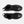 Top view of black Under Armour tactical boots with laces