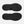 Under Armour black shoe outsoles with textured lug pattern
