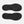 Under Armour black shoe outsoles with lugged tread pattern