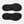 Under Armour black shoe outsoles with textured tread pattern