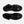 Top view of black Under Armour tactical boots with side zippers and lace up closure